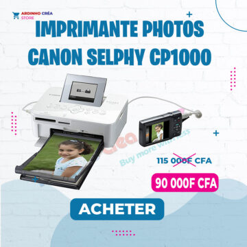Imprimante photo canon selphy CP1000 - 90.000F