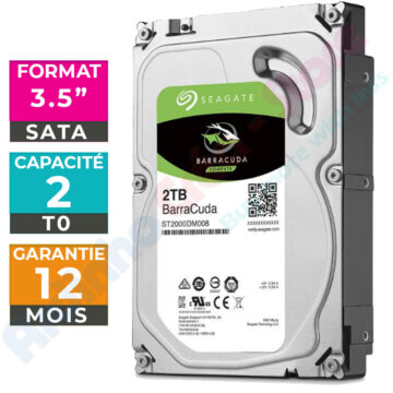 Disque dur interne HDD 3.5″ – SEGATE – 2To